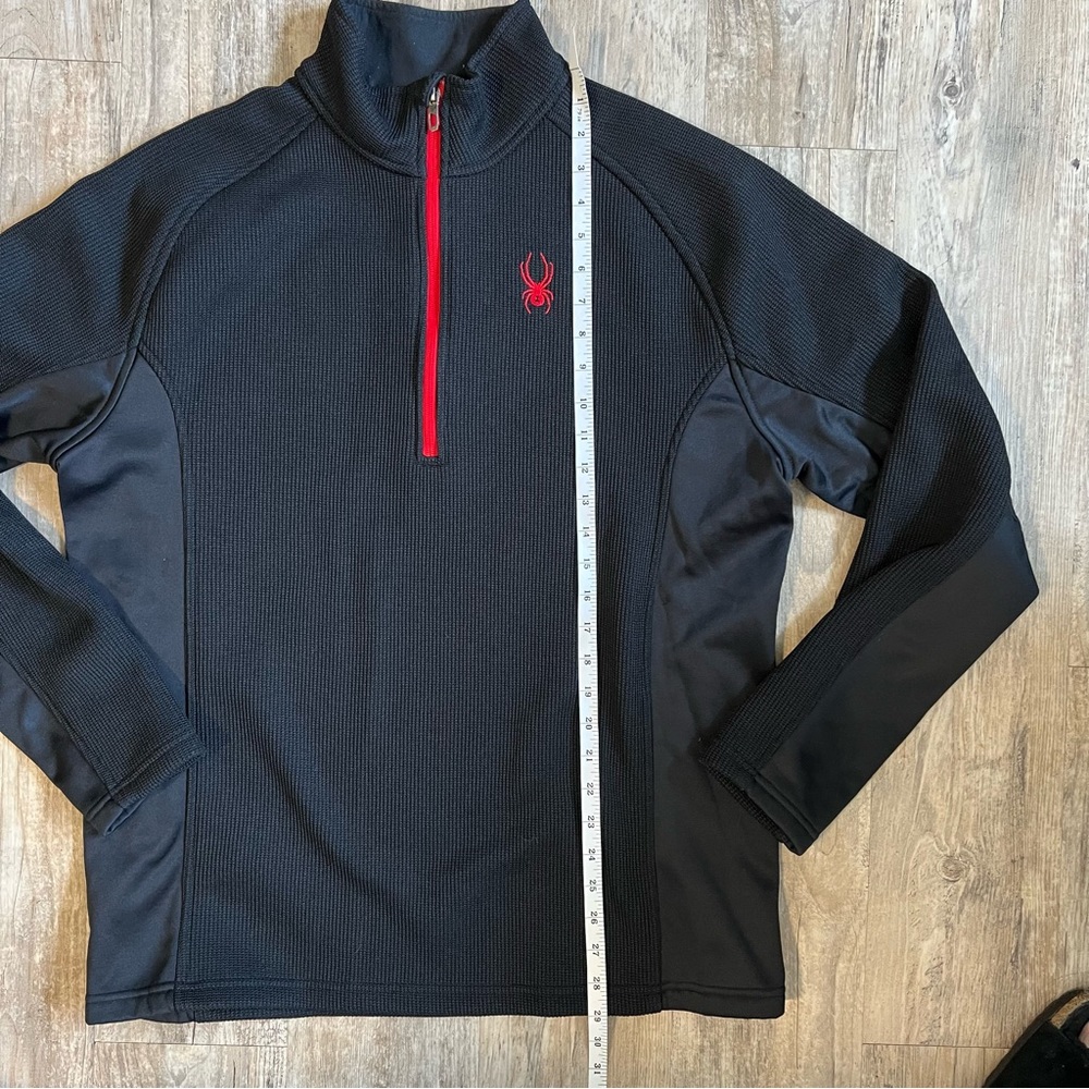 Spyder Men's 3/4 zip pullover sweatshirt fleece lined - Picture 8 of 8